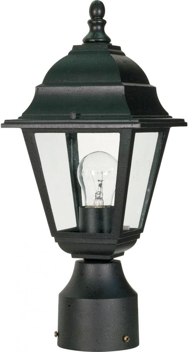 CodYinFI 60/548 Outdoor Post Lantern, 14 x 6 Inches, 60 Watts/120 Volts, Black