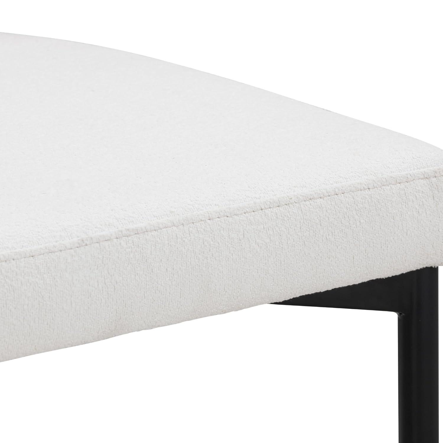 Dahlia Upholstered Counter Stool with Metal Frame