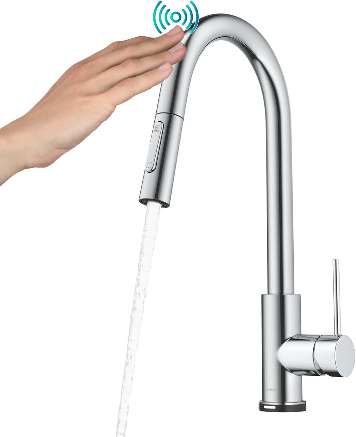 Kraus Oletto Single-Handle Touch Kitchen Sink Faucet