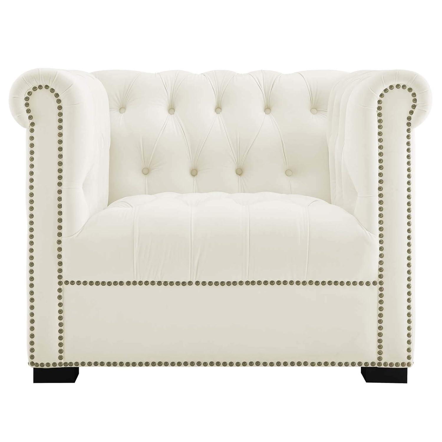 Modway Heritage Upholstered Velvet Armchair