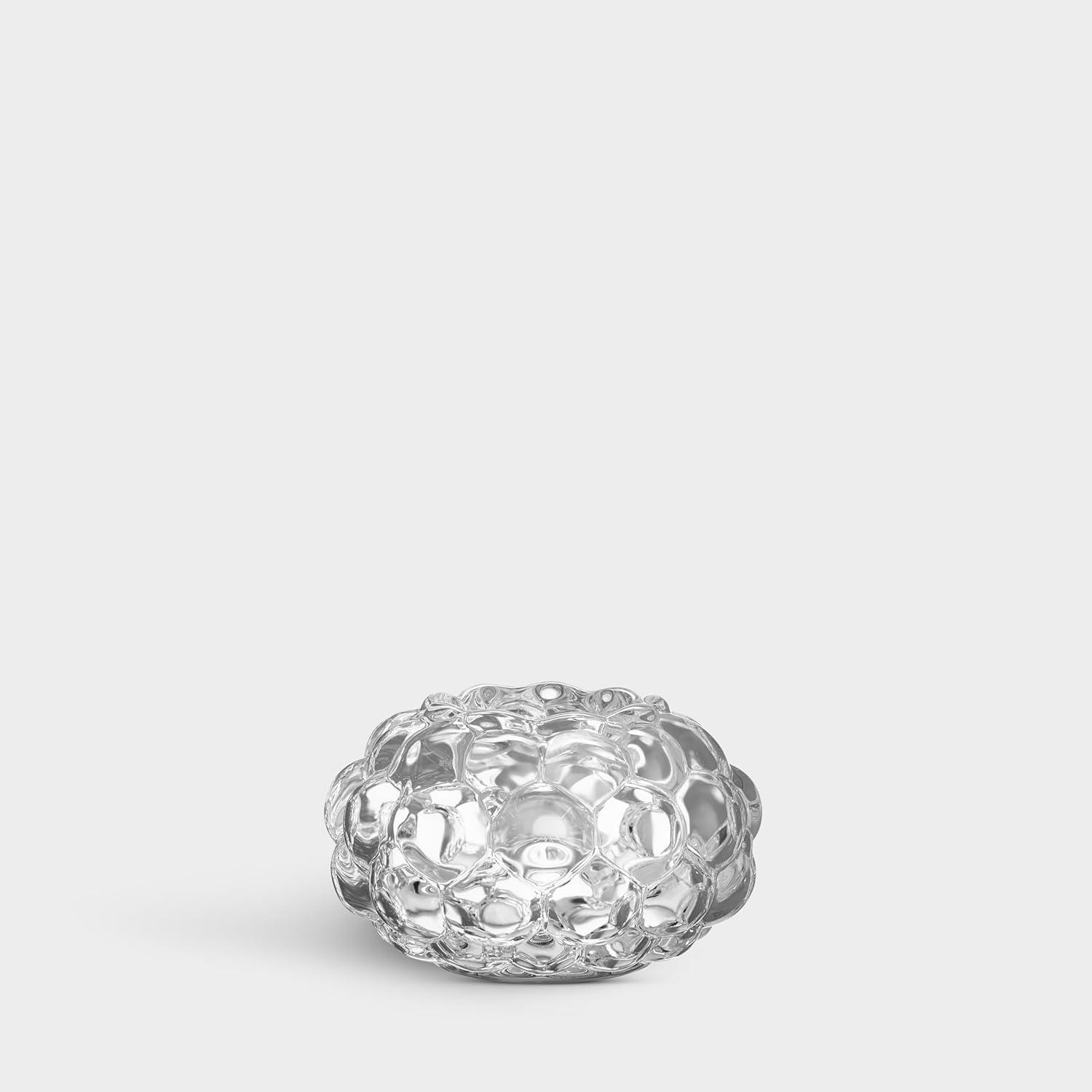 Raspberry 2.12'' H Crystal Tabletop Votive Holder
