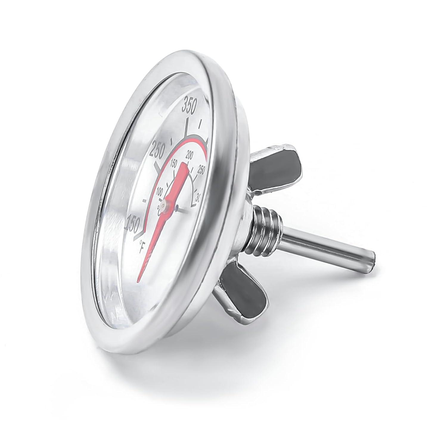 Hisencn 2.36'' Temperature Gauge for Charbroil Grill Replacement Parts, Grill Thermometer Gauge for Weber, Kenmore, Nexgrill, Brinkmann, Jenn Air Grill