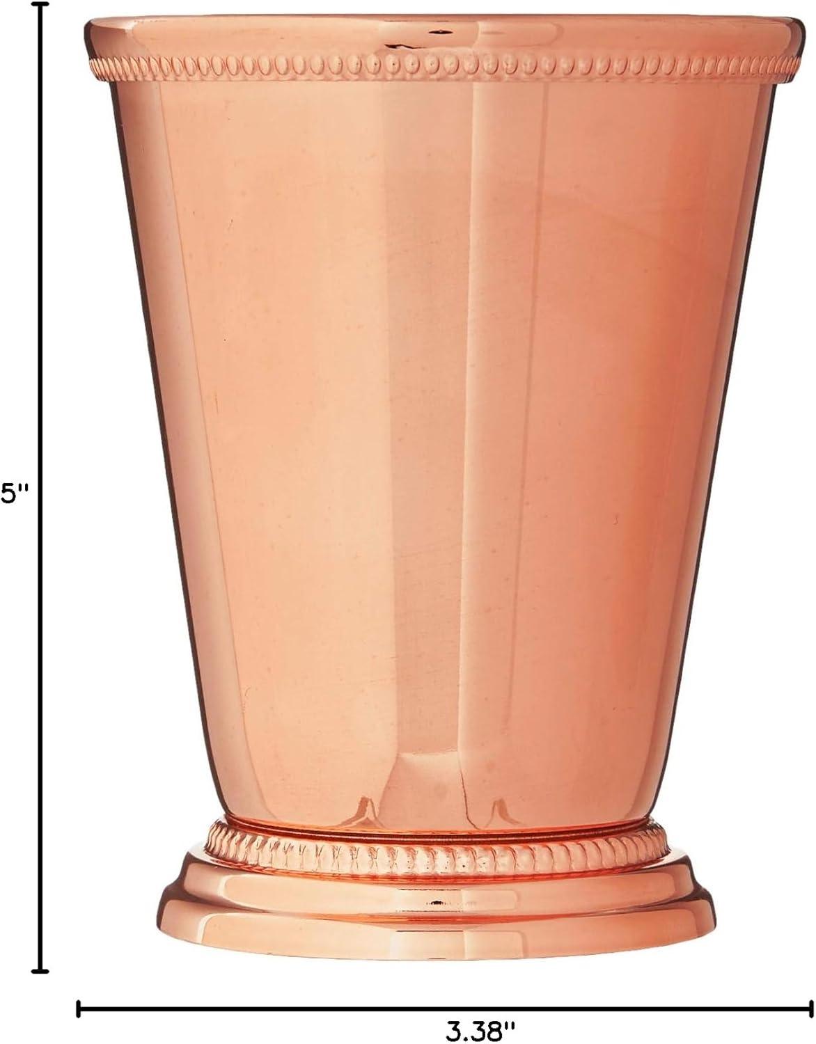 Copper Plated 12 oz Stainless Steel Julep Cup