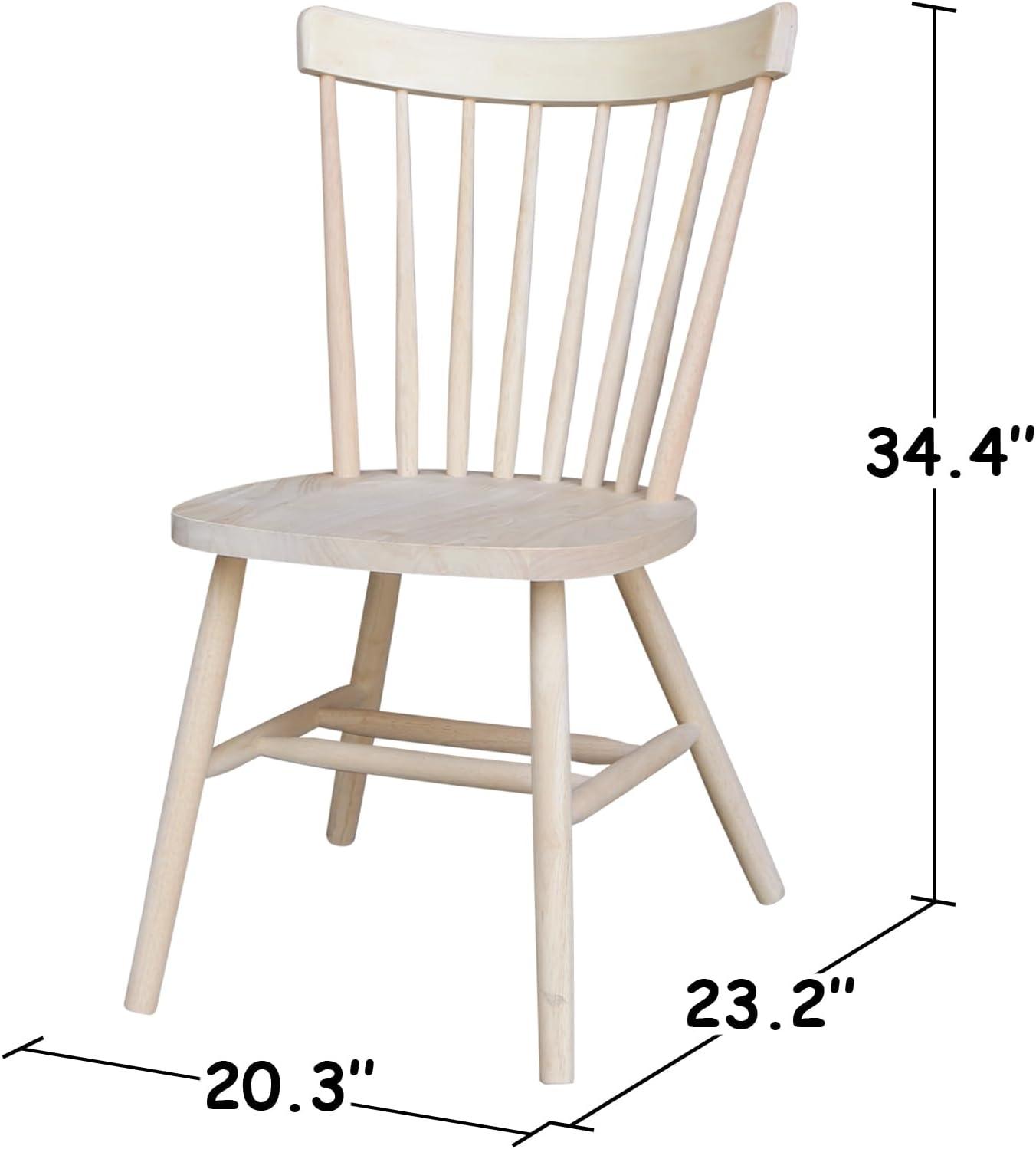 August Grove® Delean Solid Wood Slat Back Side Chair & Reviews | Wayfair