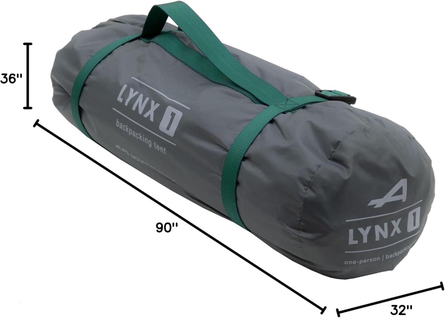 ALPS Mountaineering Lynx 1-Person Dark Teal and Gray Tent