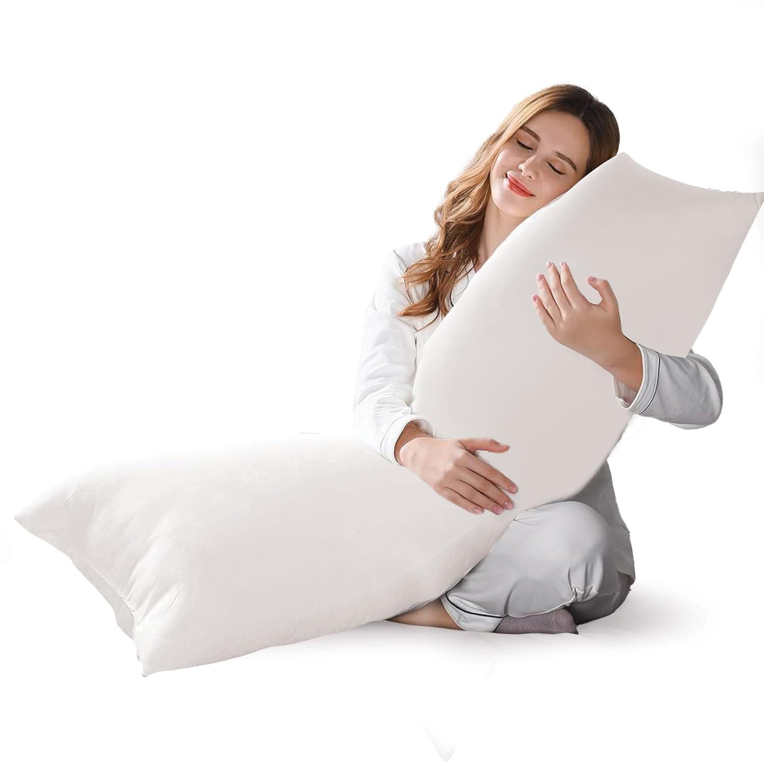 East Coast Bedding Body Pillow 25% Down 75% Feather Body Pillow