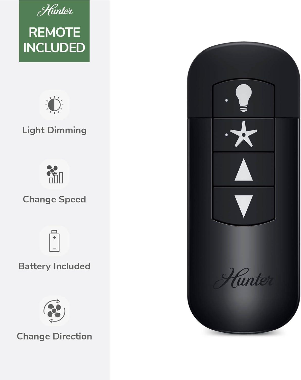 Hunter Fan Hunter 52 inch Astwood II Ceiling Fan with Lights and Remote