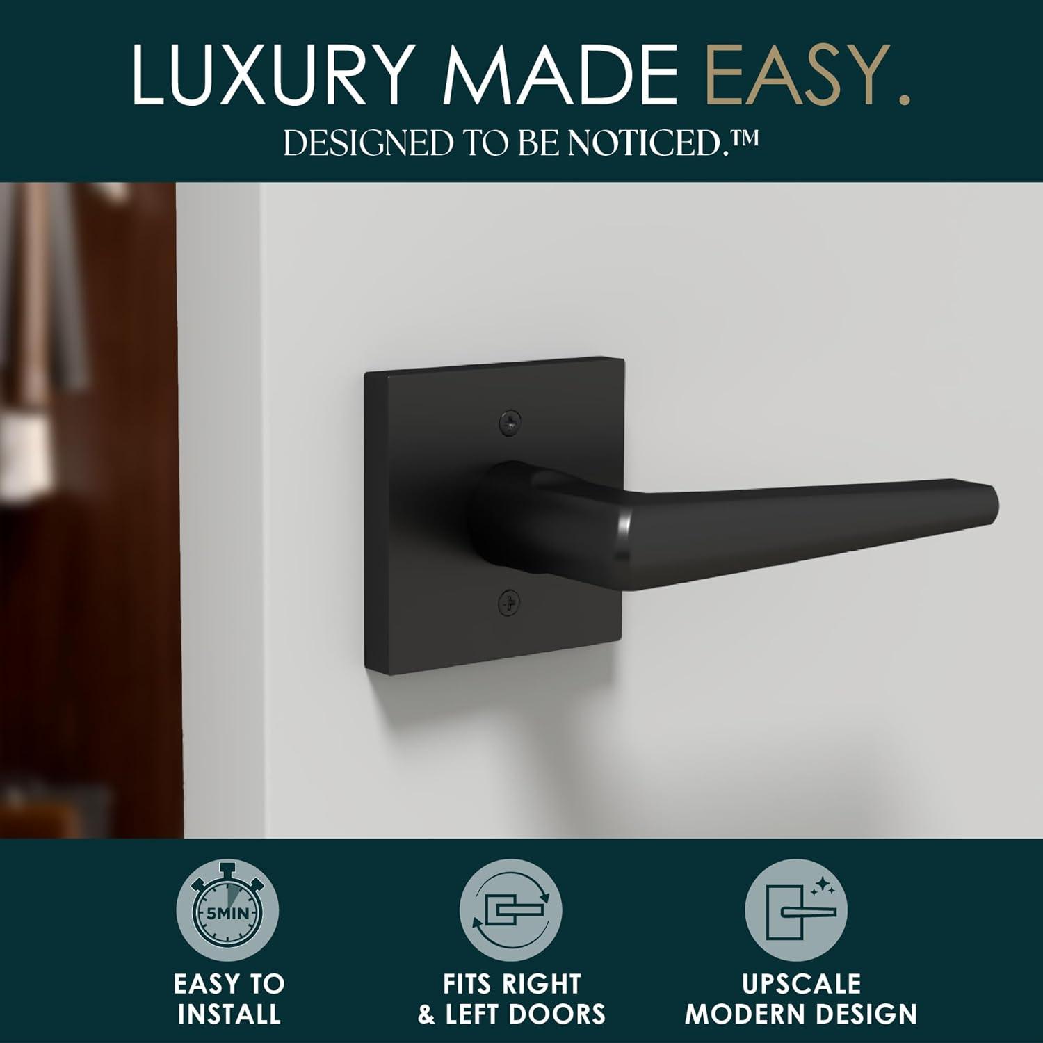 Mega Handles Schein Door Lever for Closet and French Doors I Non-Turning Screws Included