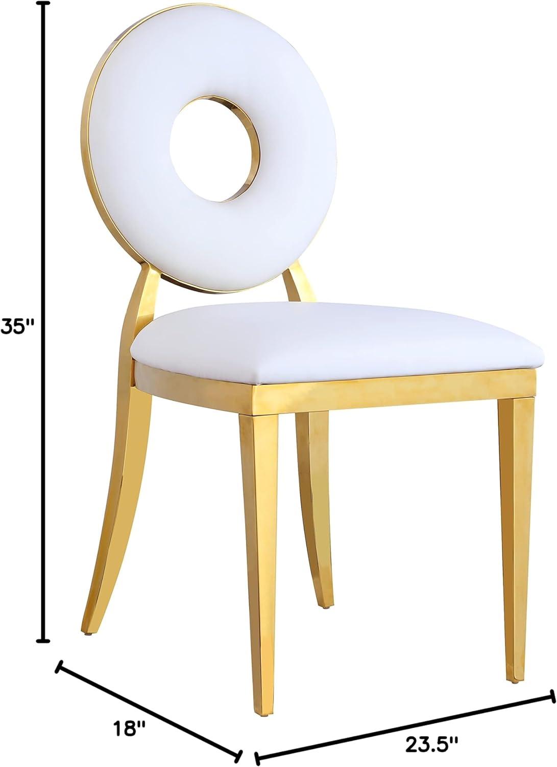 Willa Arlo™ Interiors Cantu 19.5'' H Faux Leather Upholstered Side Chair (Set of 2)