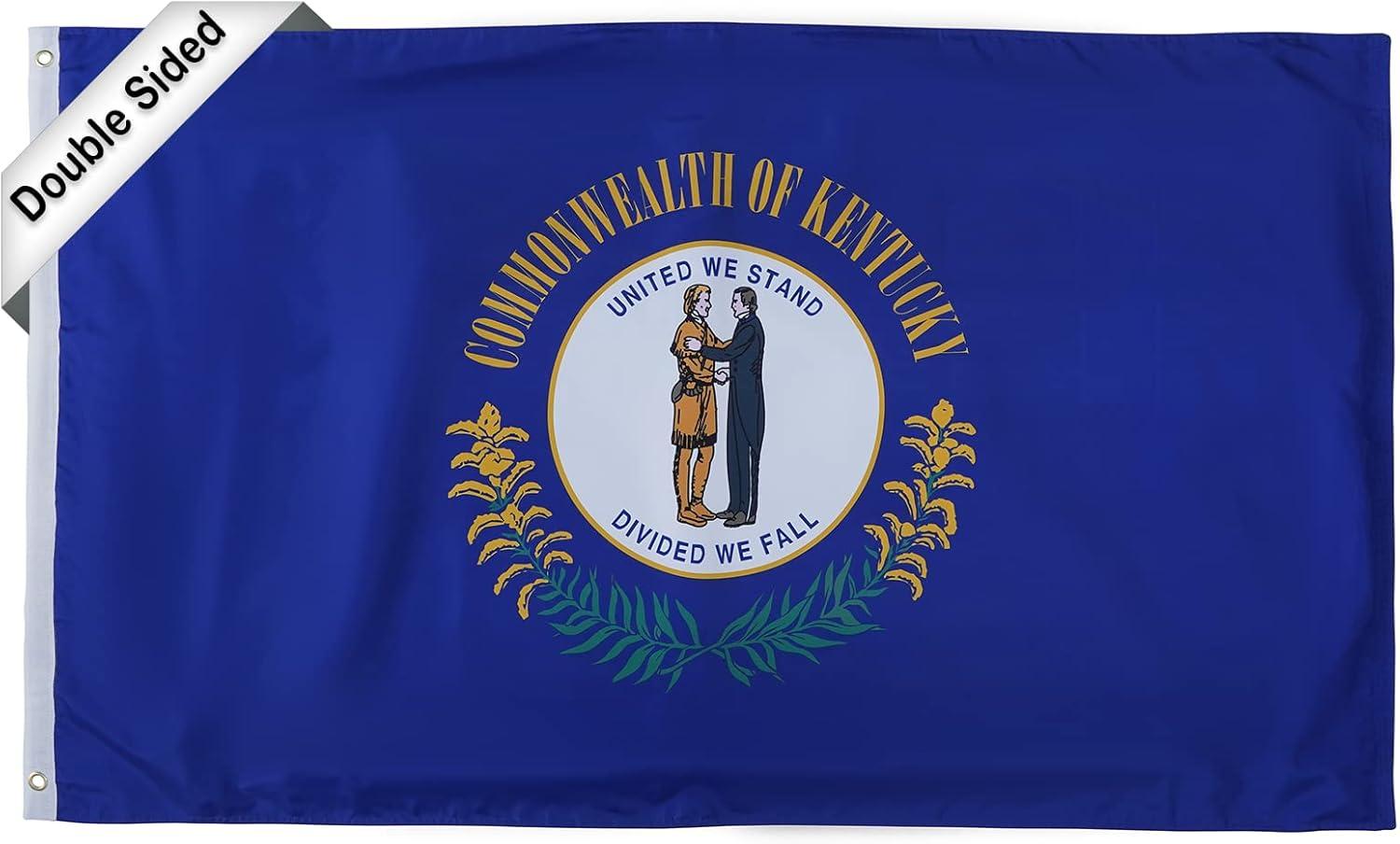 APFoo Flag of Kentucky State Banner Home Yard Garden Decor 3x5Feet