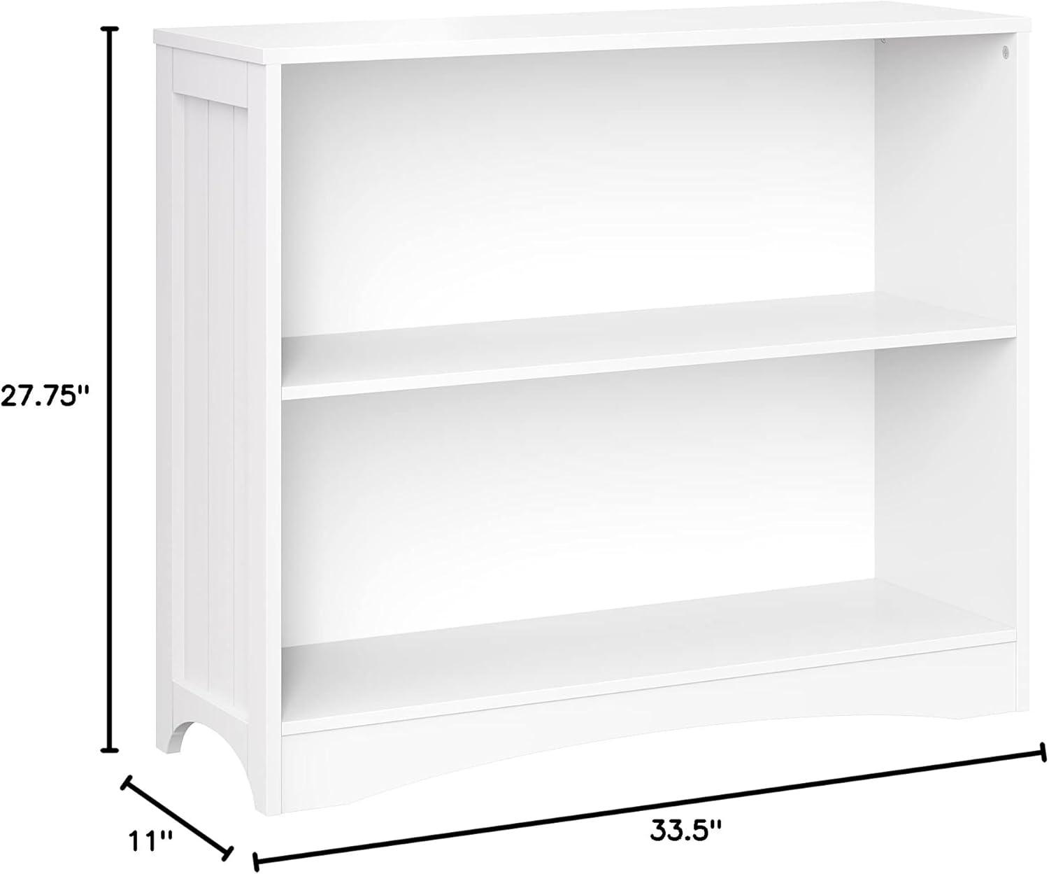 RiverRidge Kids Playroom Horizontal Toy Organizer Bookshelf with Open Storage Shelves