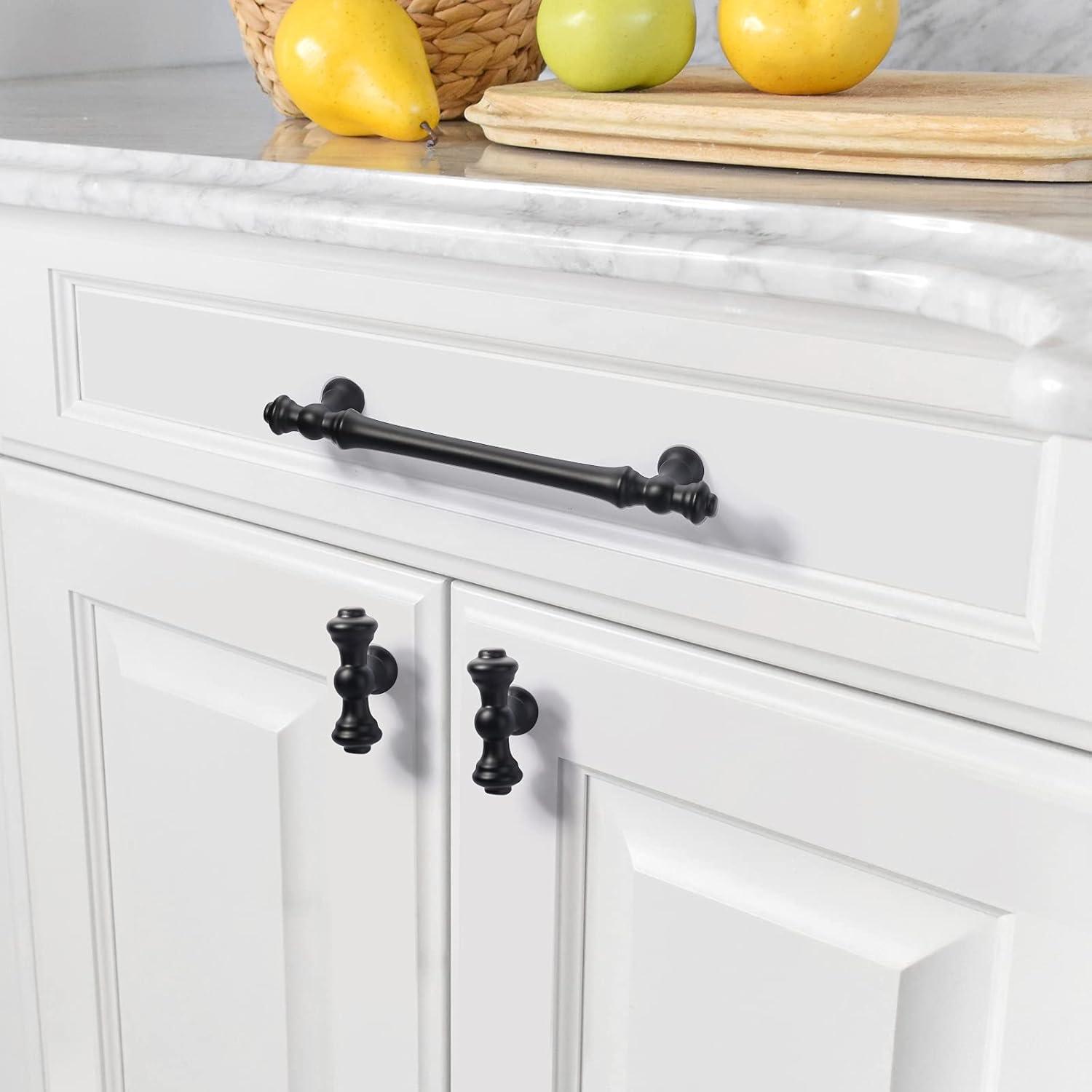 Piper Kitchen Cabinet Handles, Solid Core Drawer Pulls for Cabinet Doors, 5-1/16" (128mm)