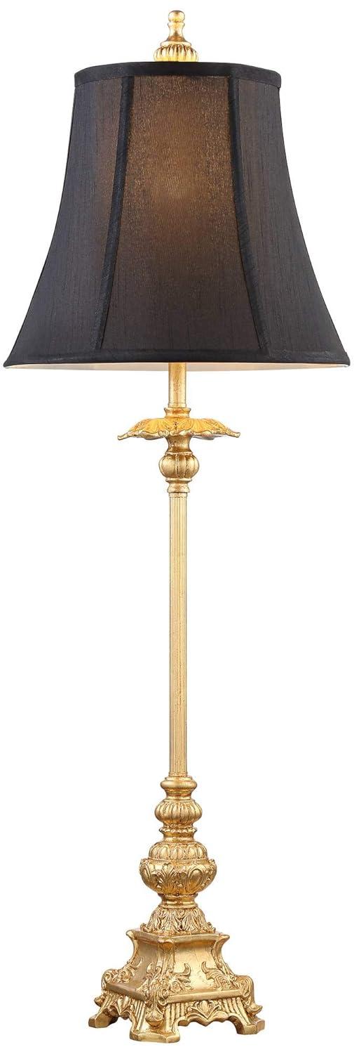 Regency Hill Juliette 36 1/2" Tall Skinny Large Buffet Traditional End Table Lamps Set of 2 Brown Light Bronze Finish Living Room Bedroom Bedside