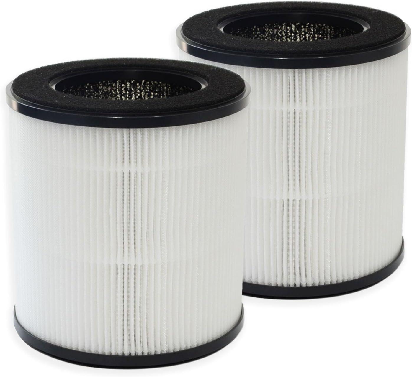 H13 HEPA Activated Carbon Air Purifier Replacement Filters, 2-Pack