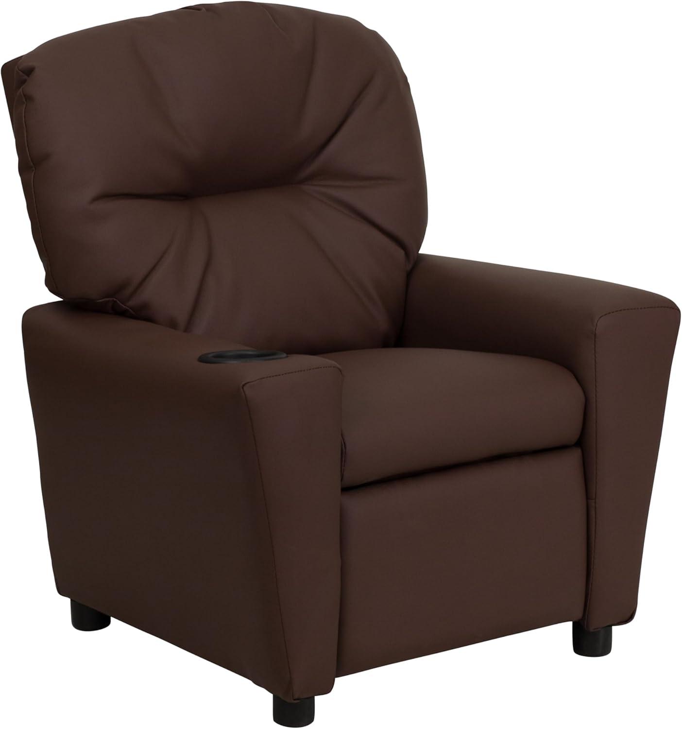 Flash Furniture Contemporary Kids Recliner with Cup Holder