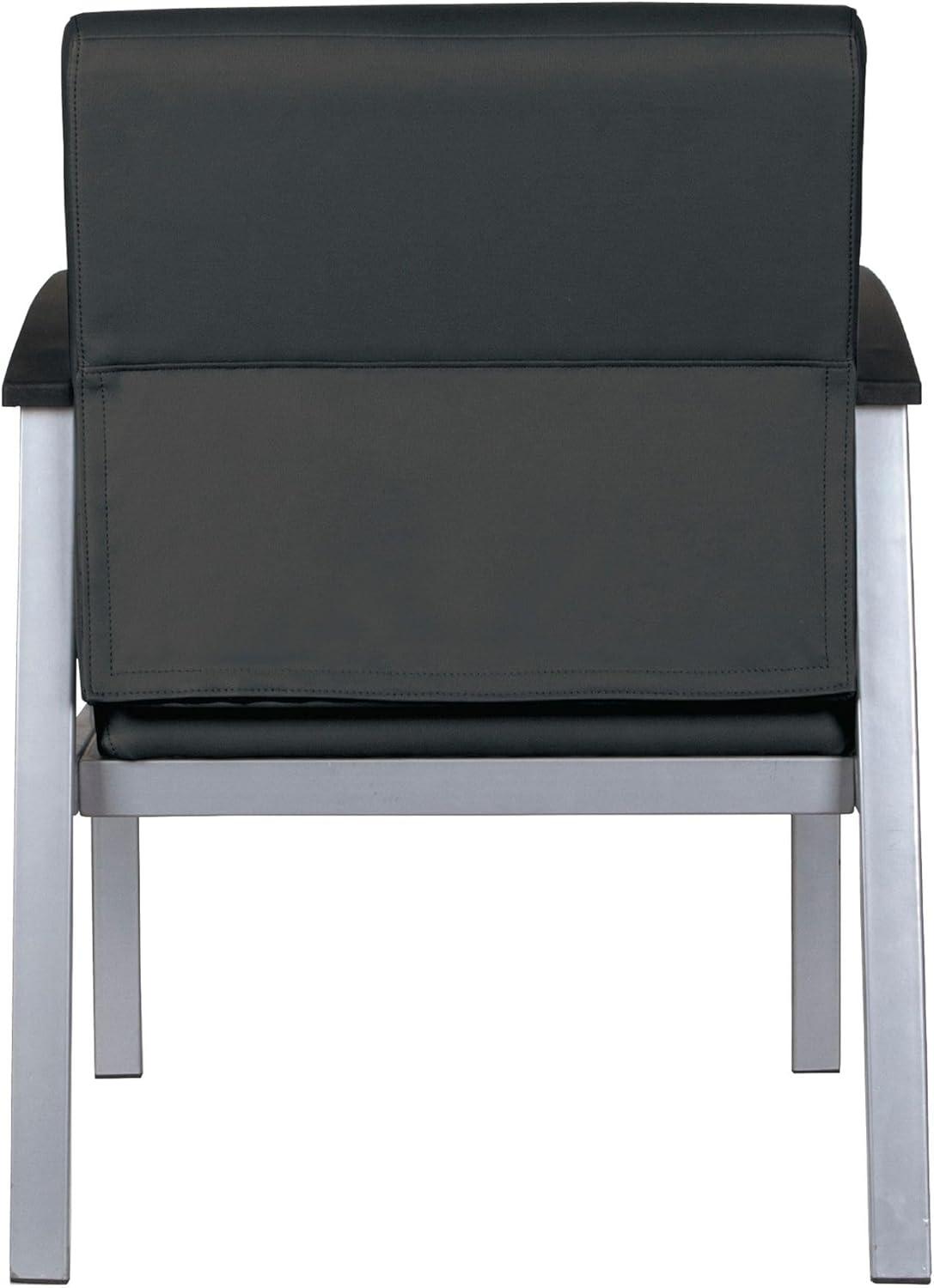 Alera® Polyester/Polyester Blend Seat Lounge Chair with Metal Frame