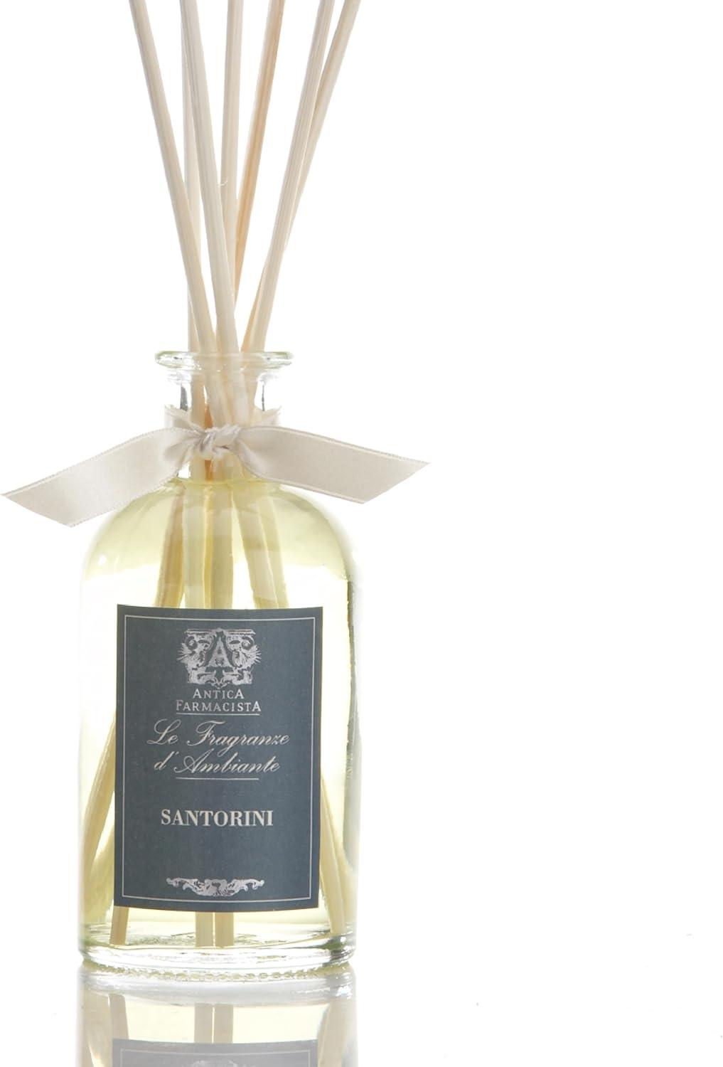 Santorini Essence 4" Luxe Reed Diffuser with Exotic Spices & Woods