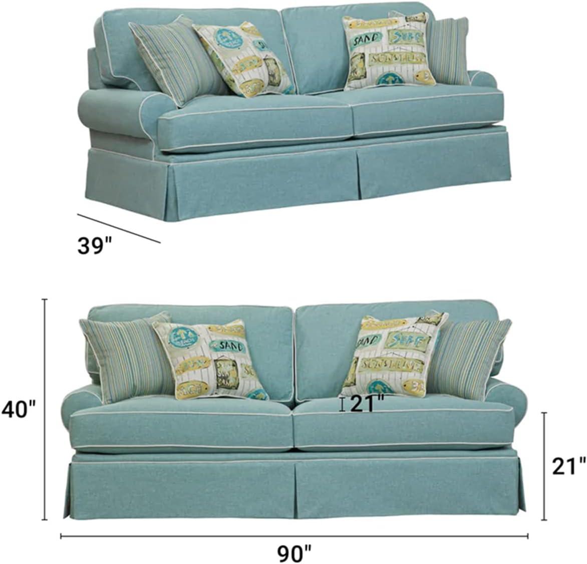 Furniture Classics 8-010-S275A Coastal Aqua Series Sofa