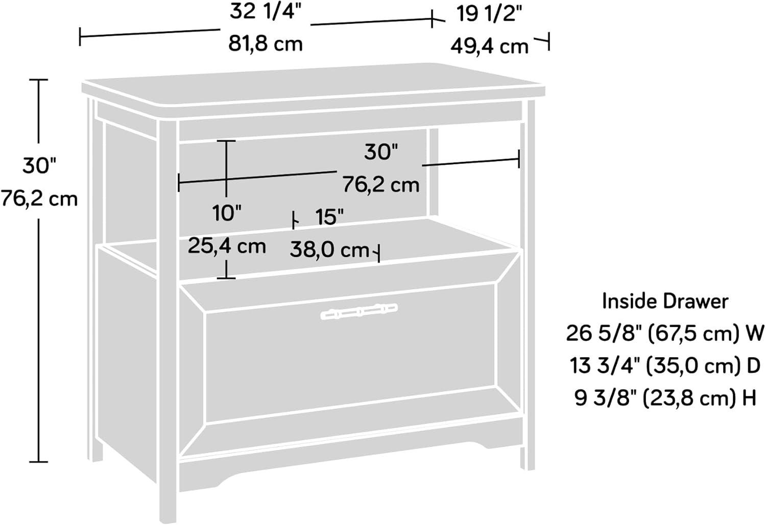 Coral Cape Lateral File Sindoori Mango - Sauder: Locking, Office Storage, 2-Drawer