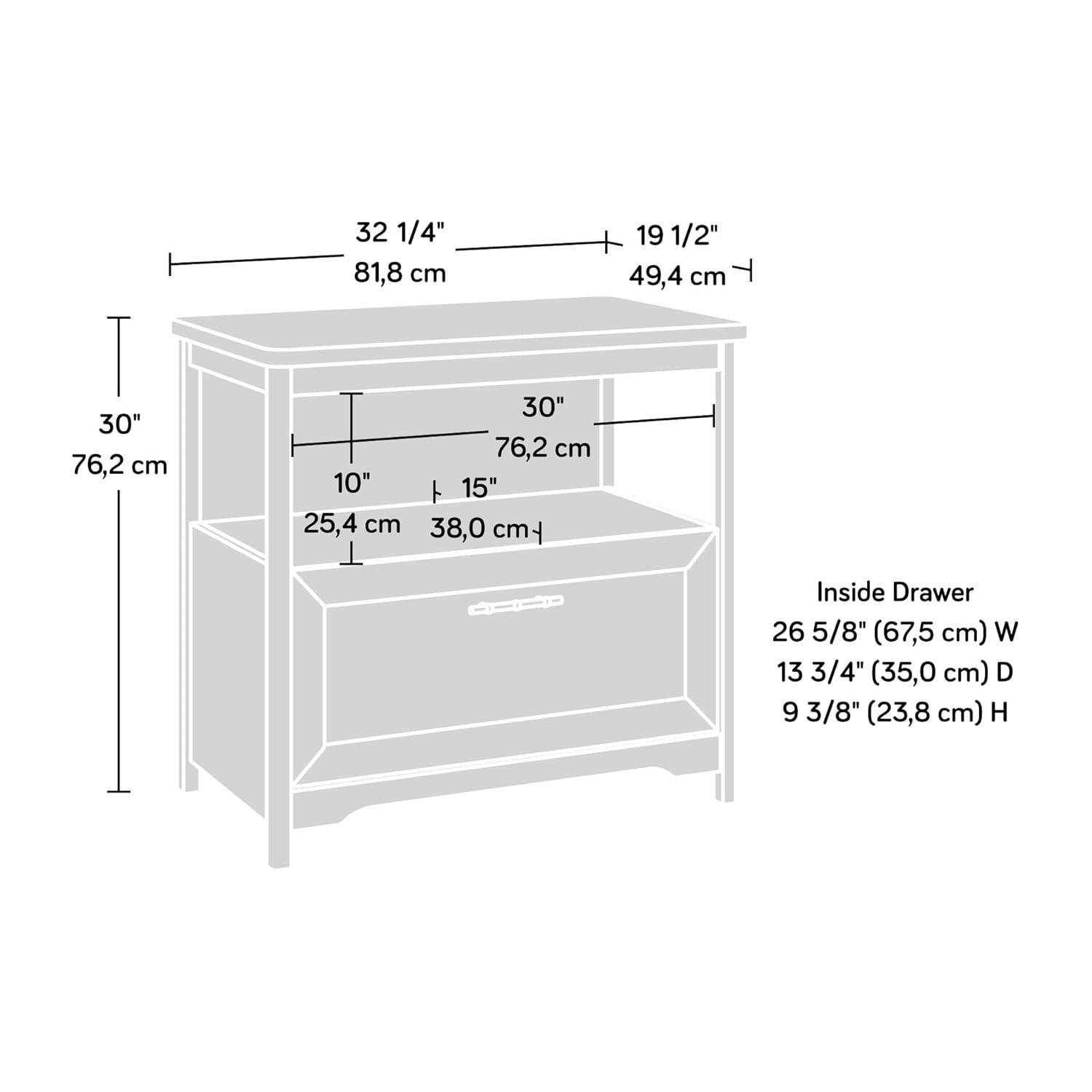 Coral Cape Lateral File Sindoori Mango - Sauder: Locking, Office Storage, 2-Drawer