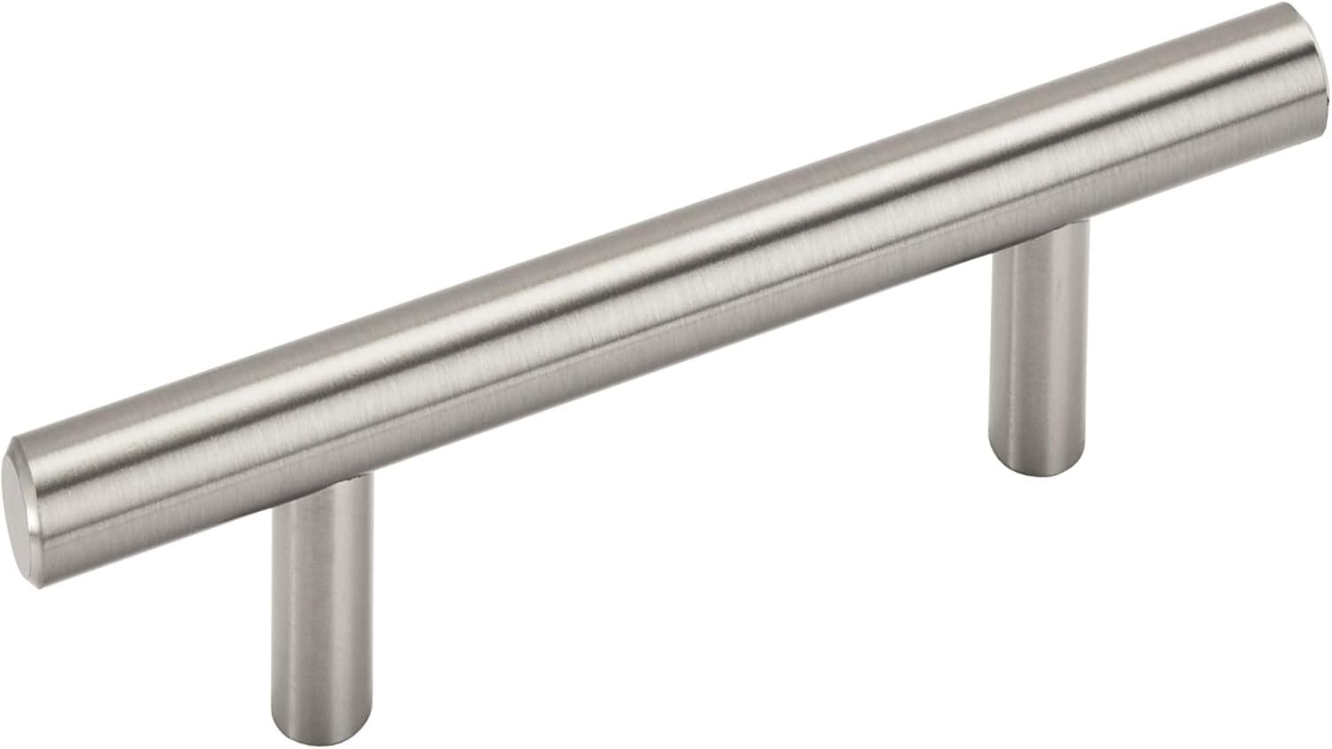 Bar Pulls 3 inch (76mm) Center-to-Center Cabinet Pull - 10 Pack