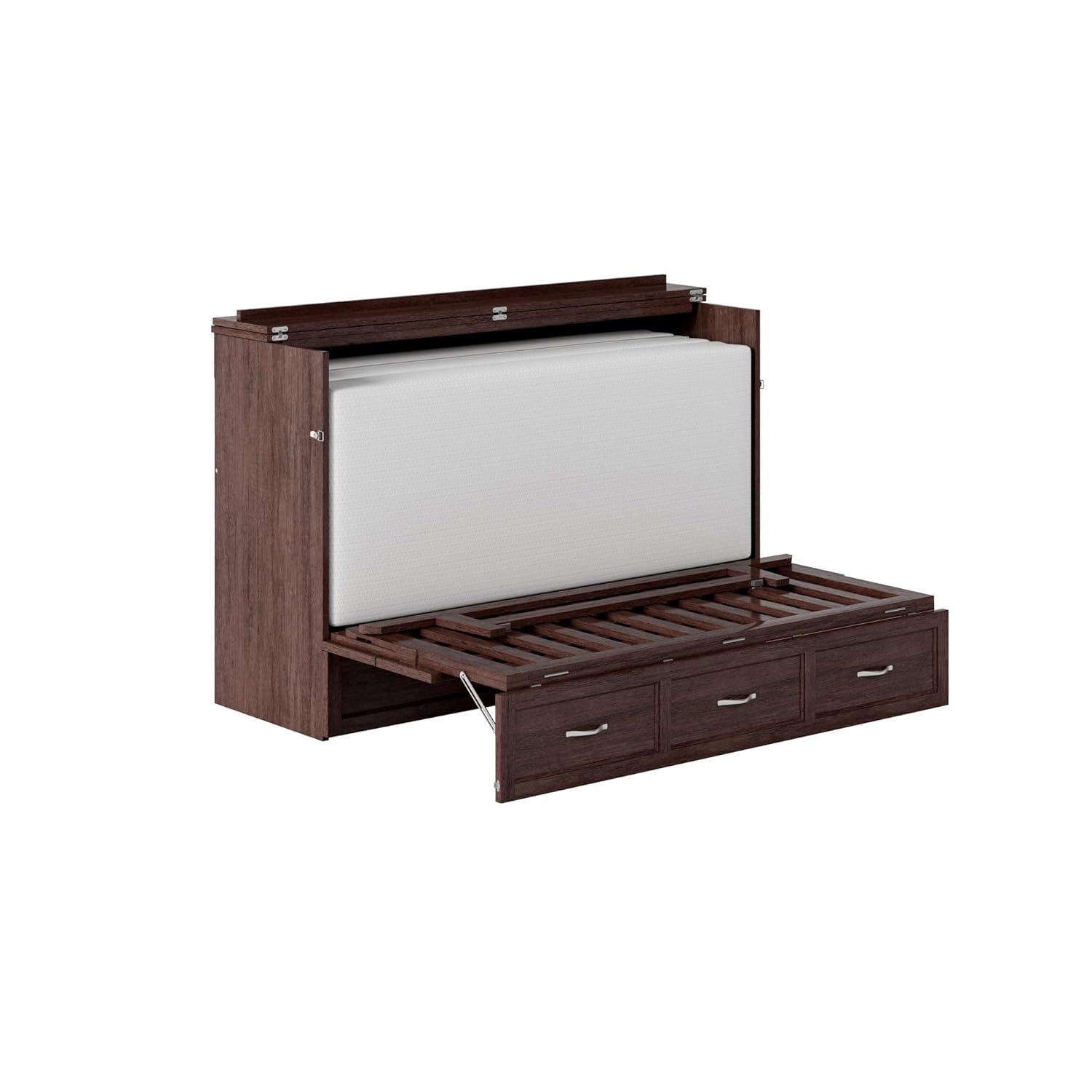 Queen Deerfield Murphy Bed Chest with Charging Station - AFI Atlantic Furniture