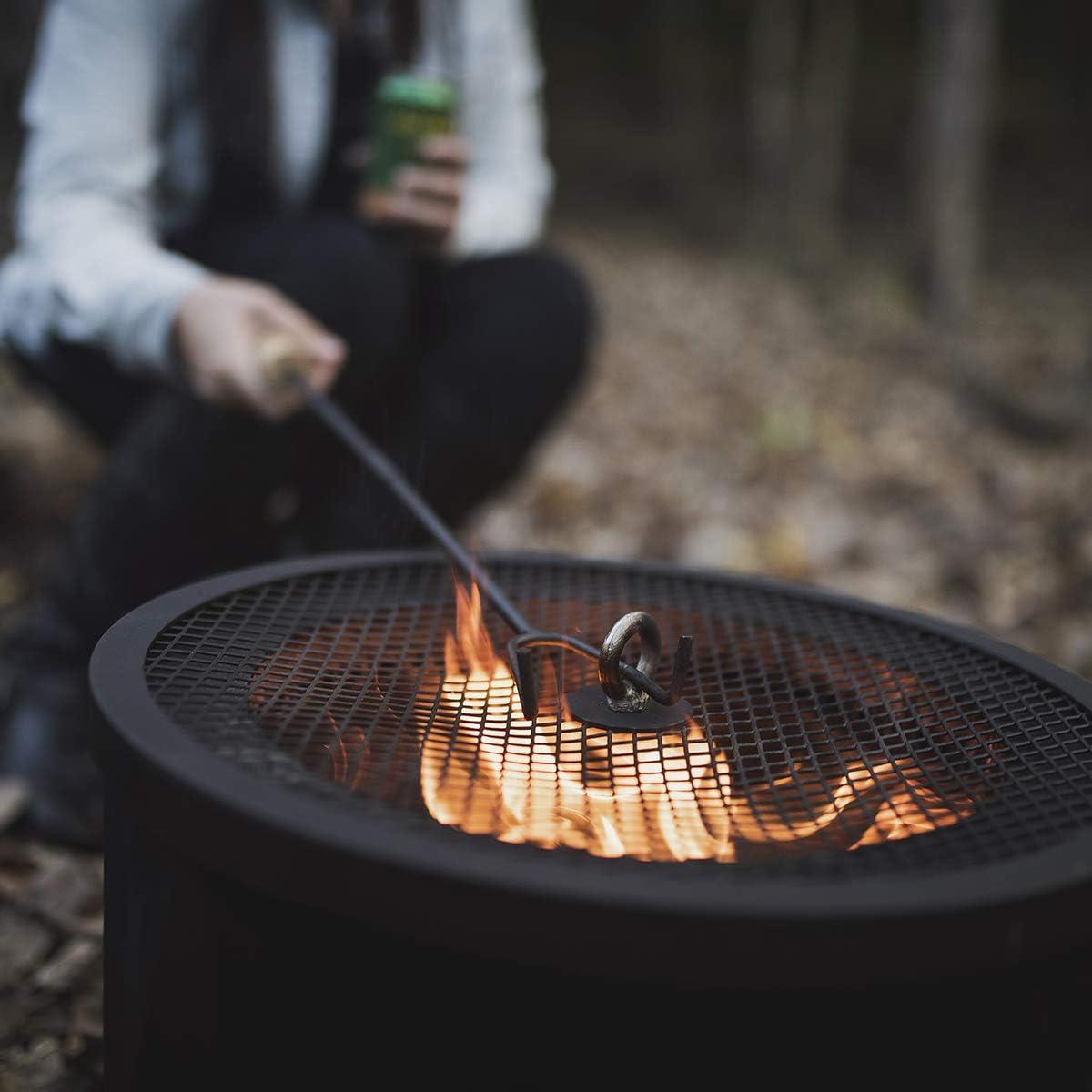 Blue Sky Outdoor Living Round Steel Wood Burning Smokeless Fire Pit