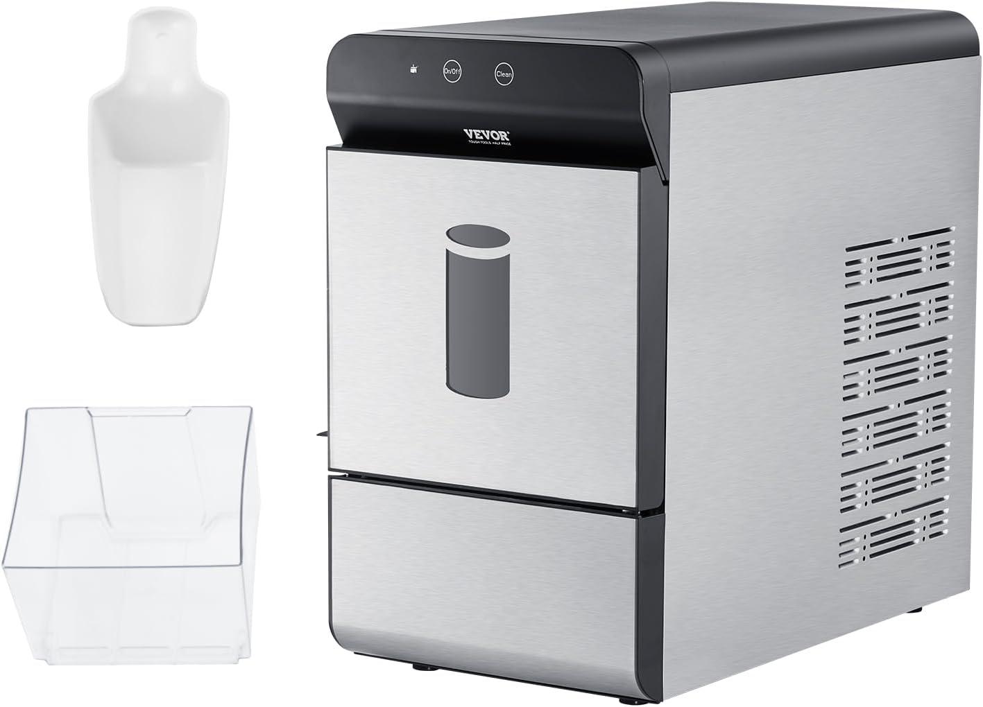 Portable Stainless Steel Countertop Nugget Ice Maker