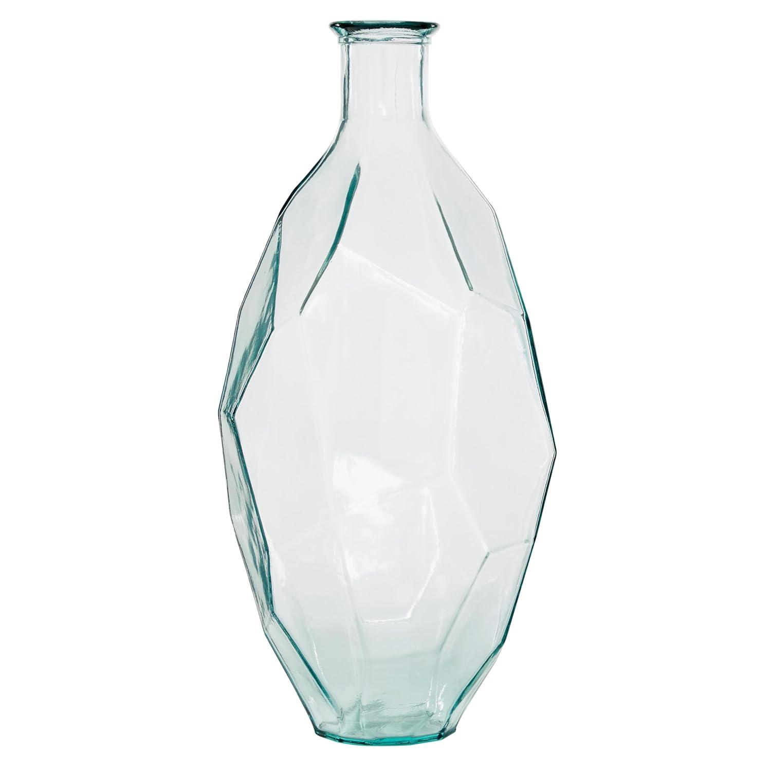 DecMode 23" Spanish Recycled Glass Vase