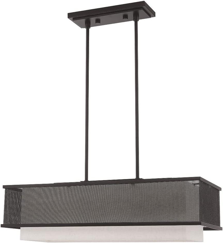 Livex Lighting Braddock 3 - Light Chandelier in  Bronze