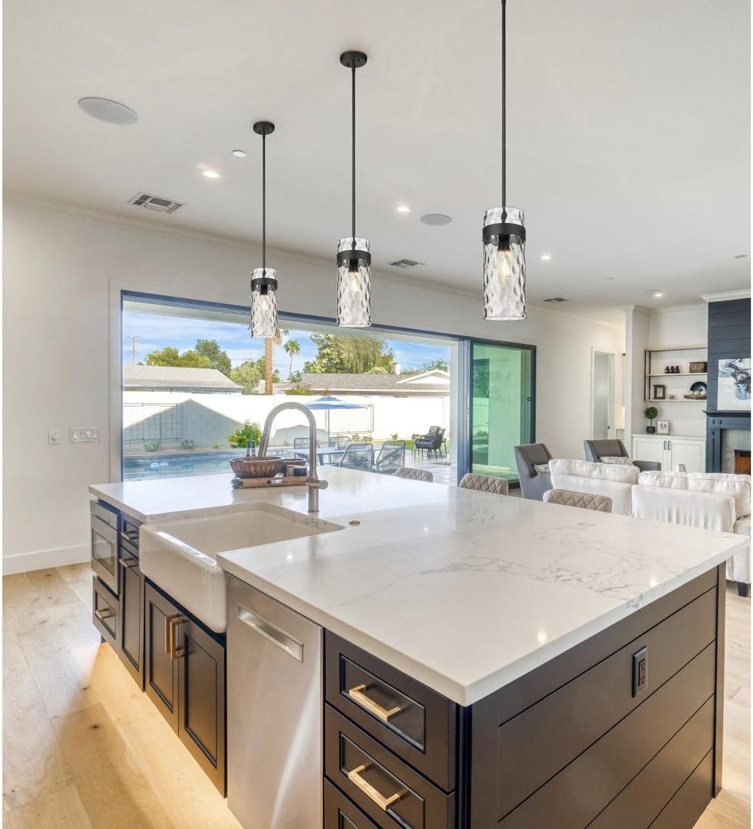 Z-Lite Fontaine 1 - Light Pendant in  Matte Black