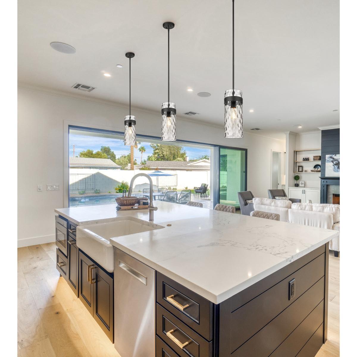 Z-Lite Fontaine 1 - Light Pendant in  Matte Black