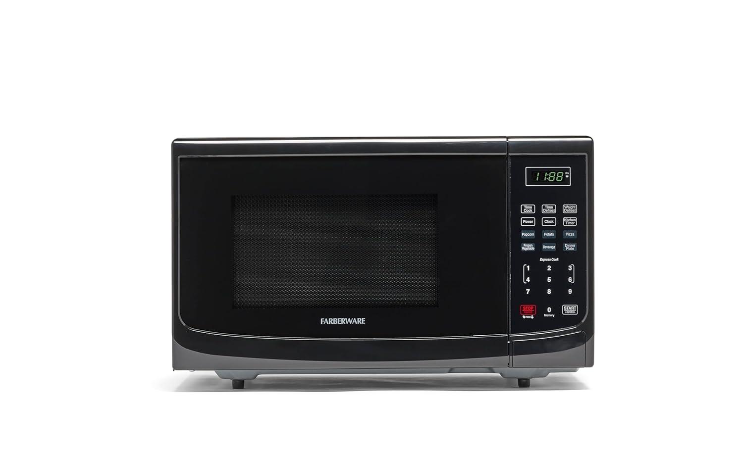 Farberware Farberware 0.9 Cubic Feet Countertop Microwave FM09BKA