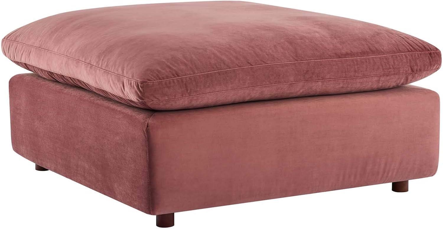 Modway Commix Down Filled Overstuffed Performance Velvet Ottoman