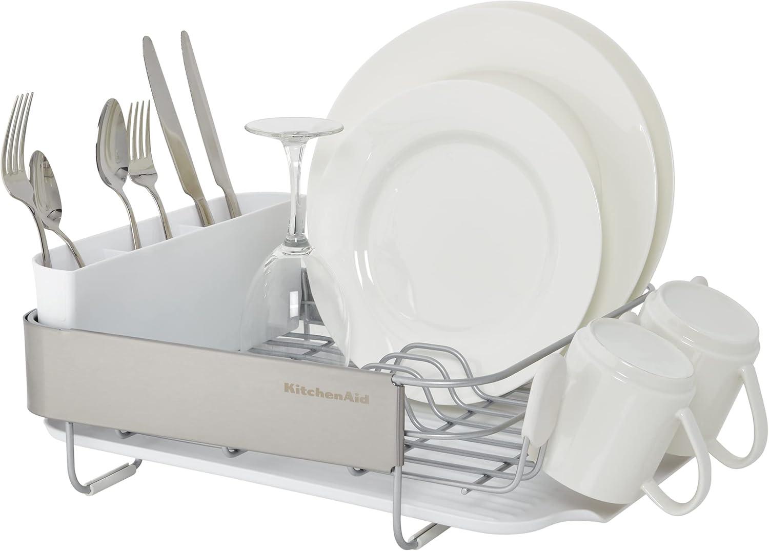 KitchenAid® KitchenAid® Compact Stainless Steel Dish Rack, 16.06-Inch