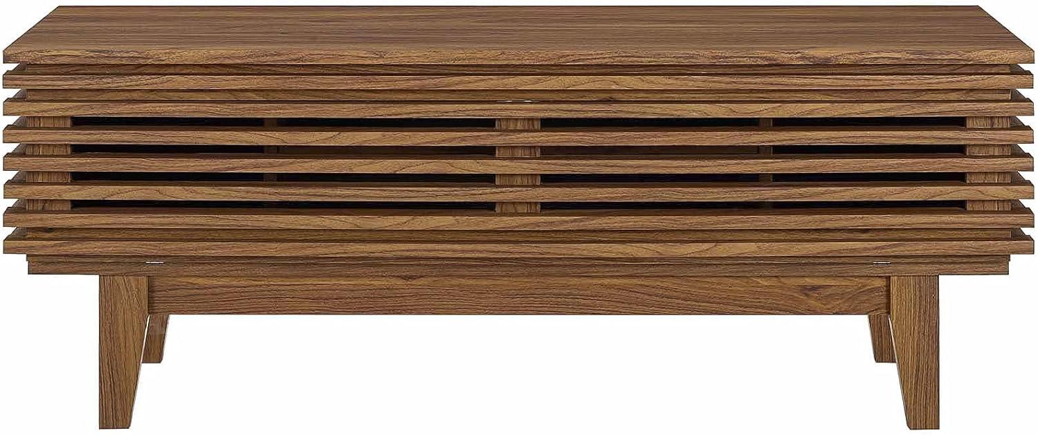 Modway Render 46" Modern Wood TV Stand for TVs up to 50" in Walnut