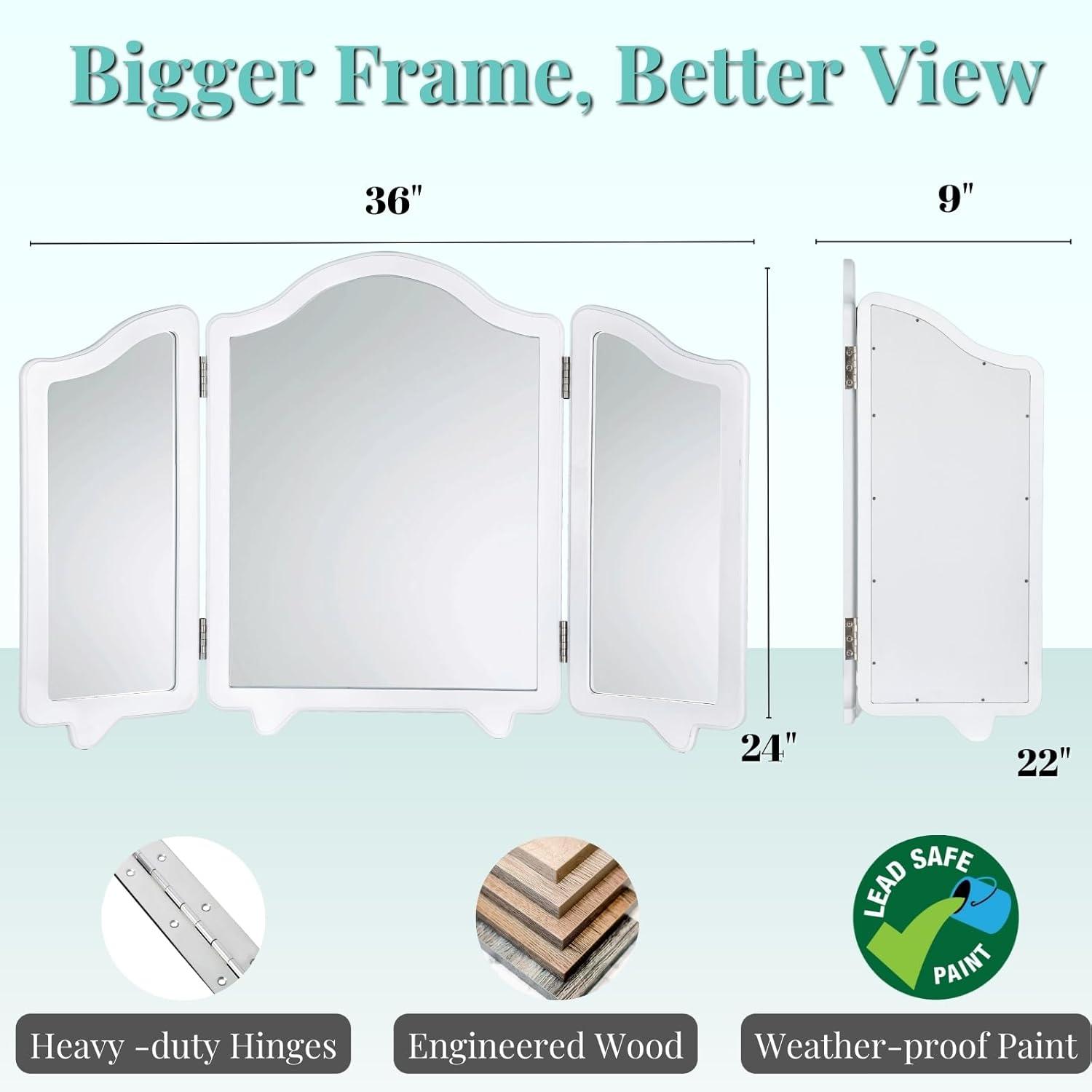 LUXFURNI Flat Floor Mirror