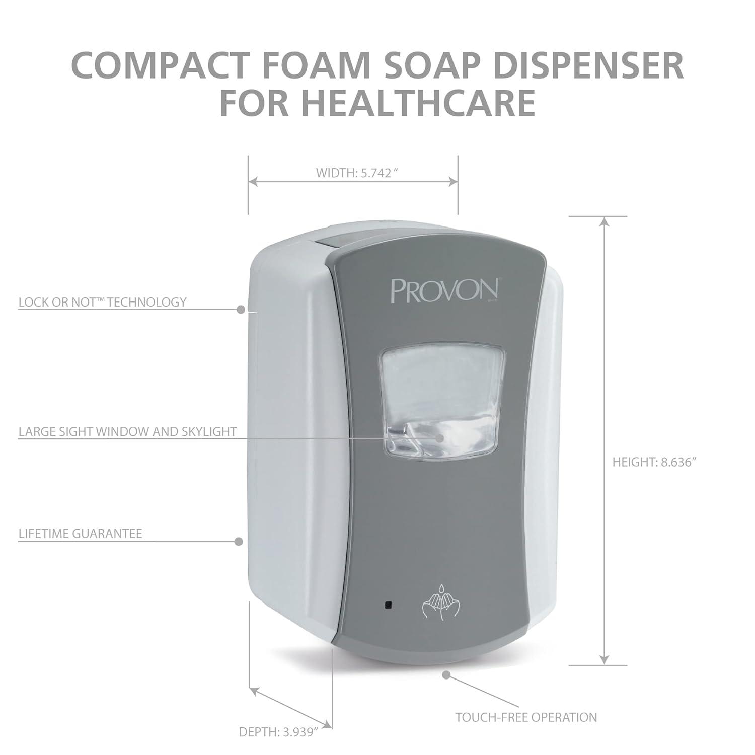 Provon Soap Dispenser,700mL,Gray 1371-04 1371-04 ZO-G4249874