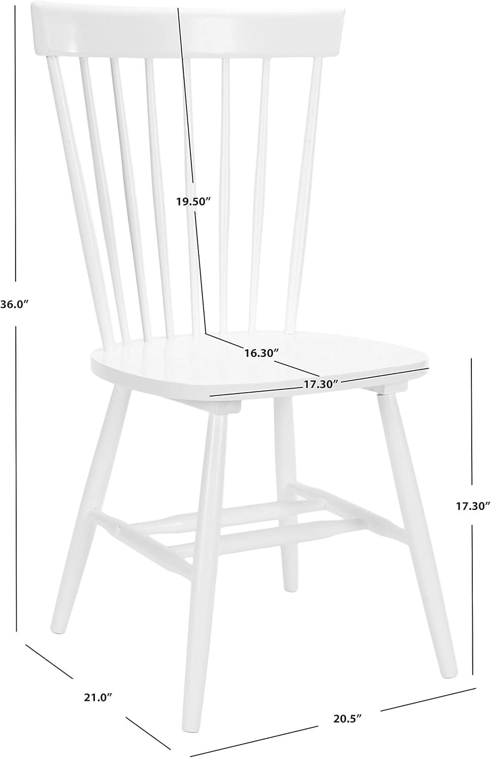 Parker 17"H Spindle Dining Chair (Set of 2)  - Safavieh