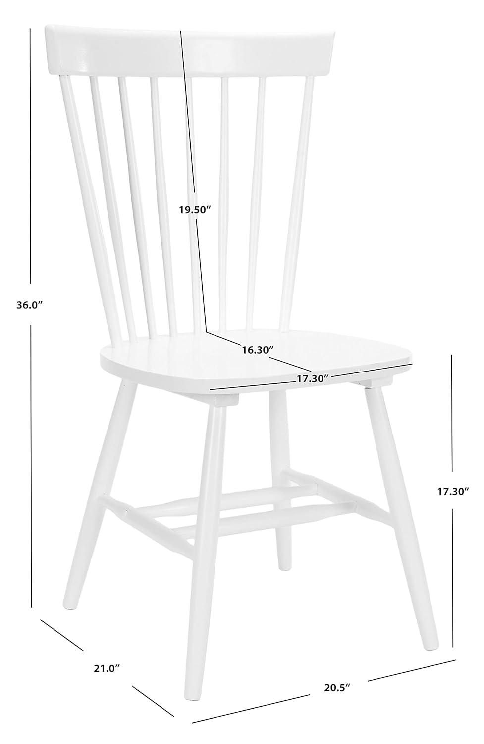 Parker 17"H Spindle Dining Chair (Set of 2)  - Safavieh