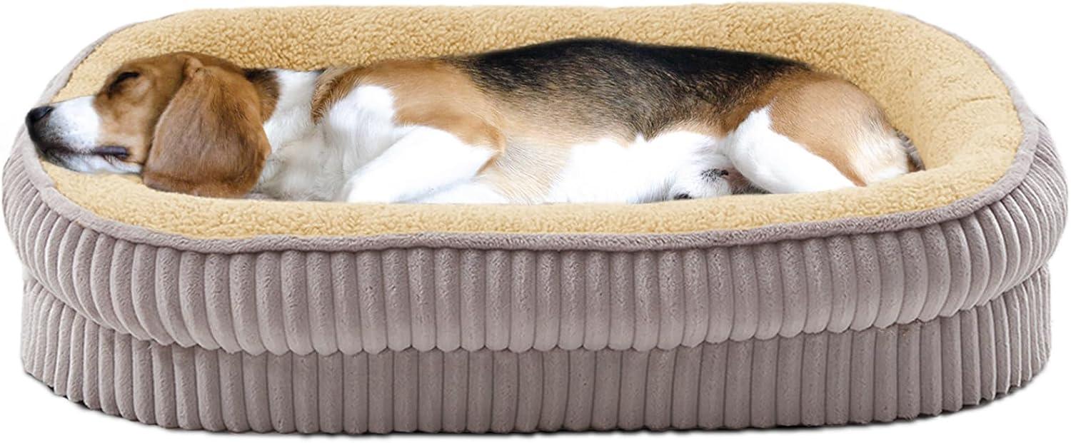 Dog Bed for Dogs Breeds, Dog Sofa Beds,Pet Couch Bed with Four Sided Bolster