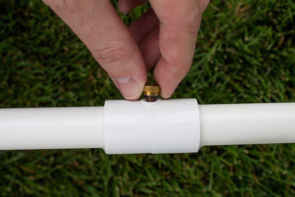Orbit 12 ft. Outdoor PVC Mist Cooling System with 6 Mist Nozzles for Ultimate Cooling, Stage 1