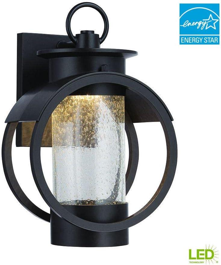 Burnished Bronze 13.5" LED Outdoor Wall Lantern Sconce