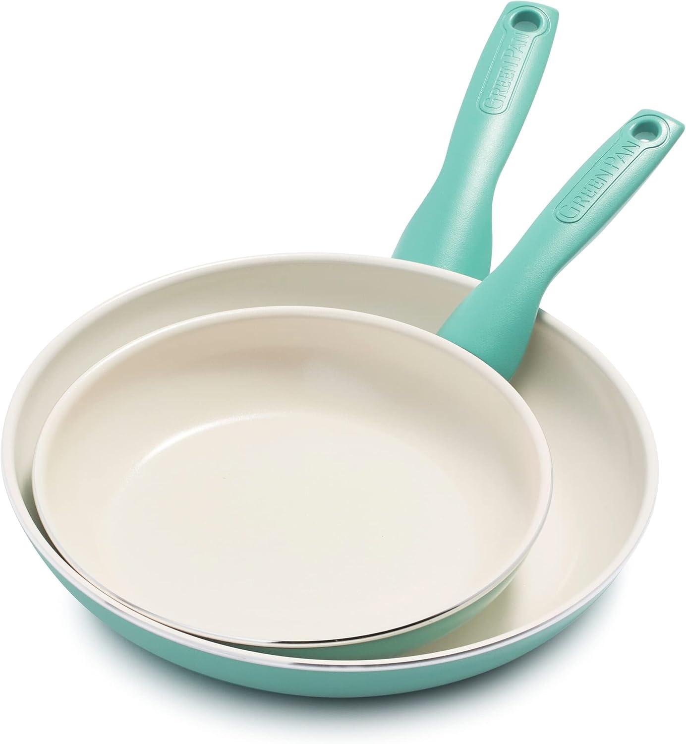 GreenPan Rio Healthy Ceramic Nonstick 8" and 10" Frying Pan Set