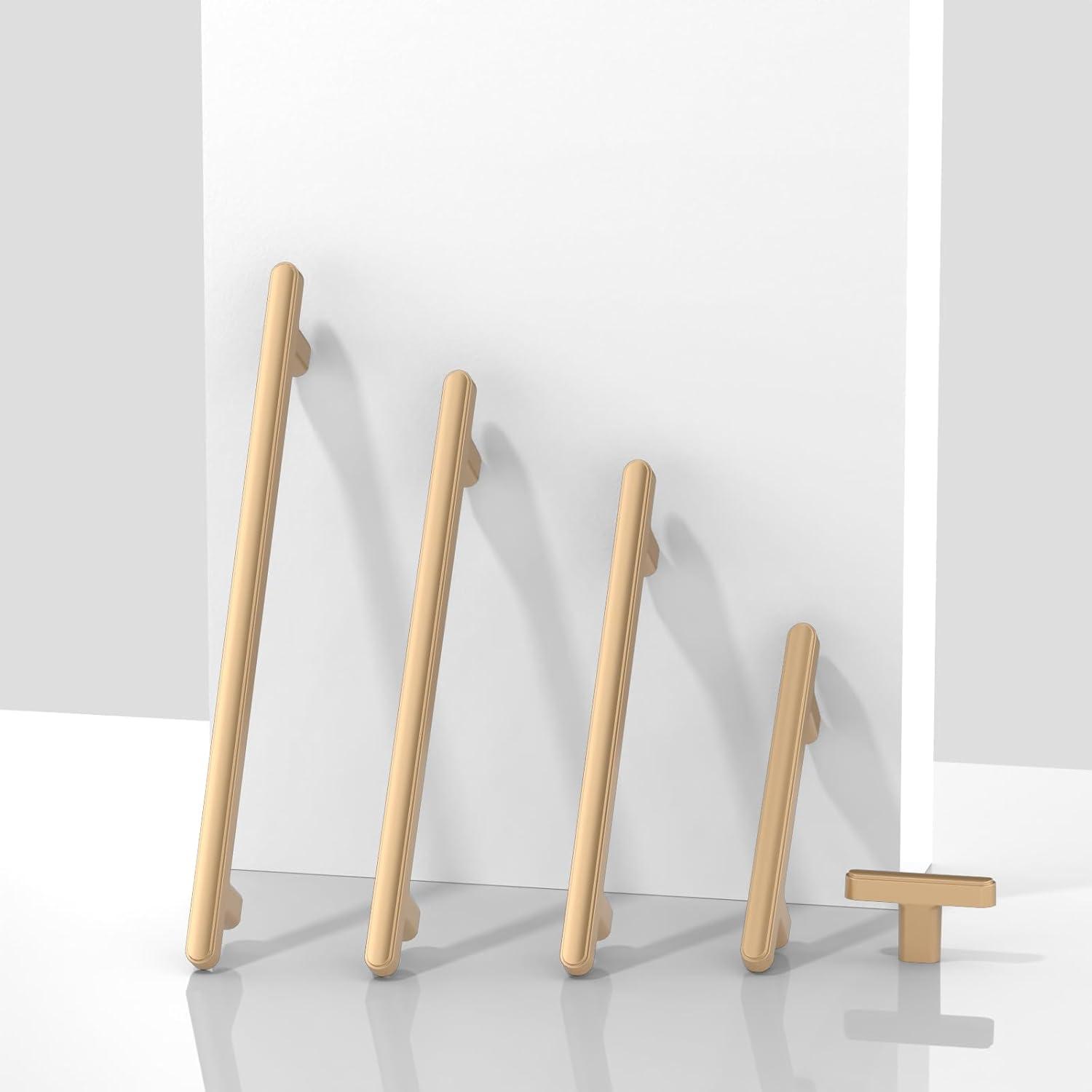 Bar Pulls Kitchen Cabinet Handles, Solid Core Drawer Pulls for Cabinet Doors, 3"
