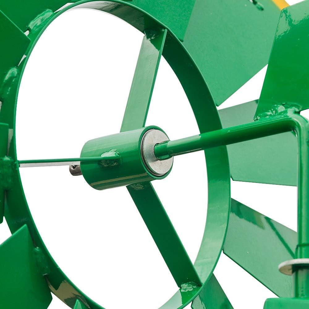 Outdoor Weather Resistant Yard Garden Windmill 8FT Green