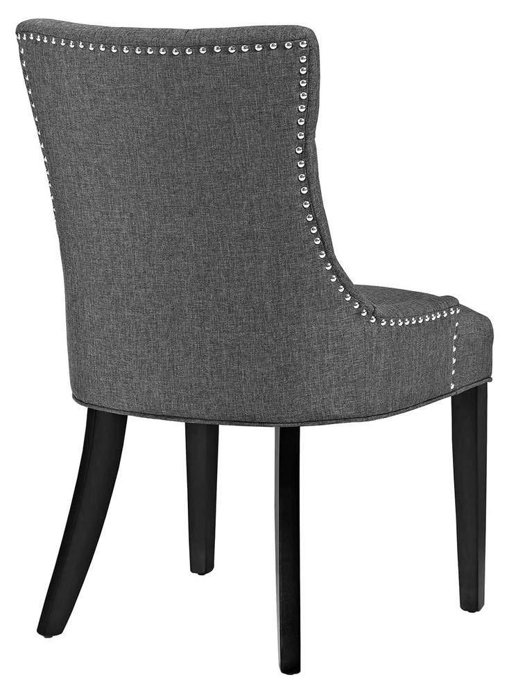 Modway Regent Dining Side Chair Fabric Set of 2 - Gray
