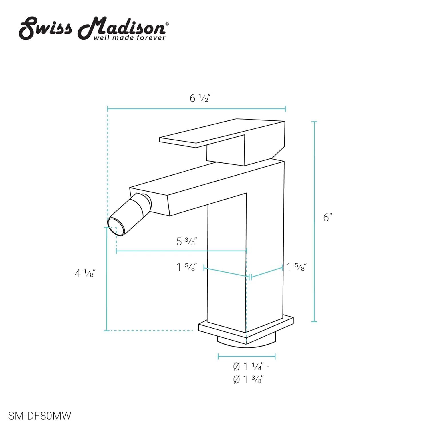 Swiss Madison Concorde Bidet Faucet SM-DF80C