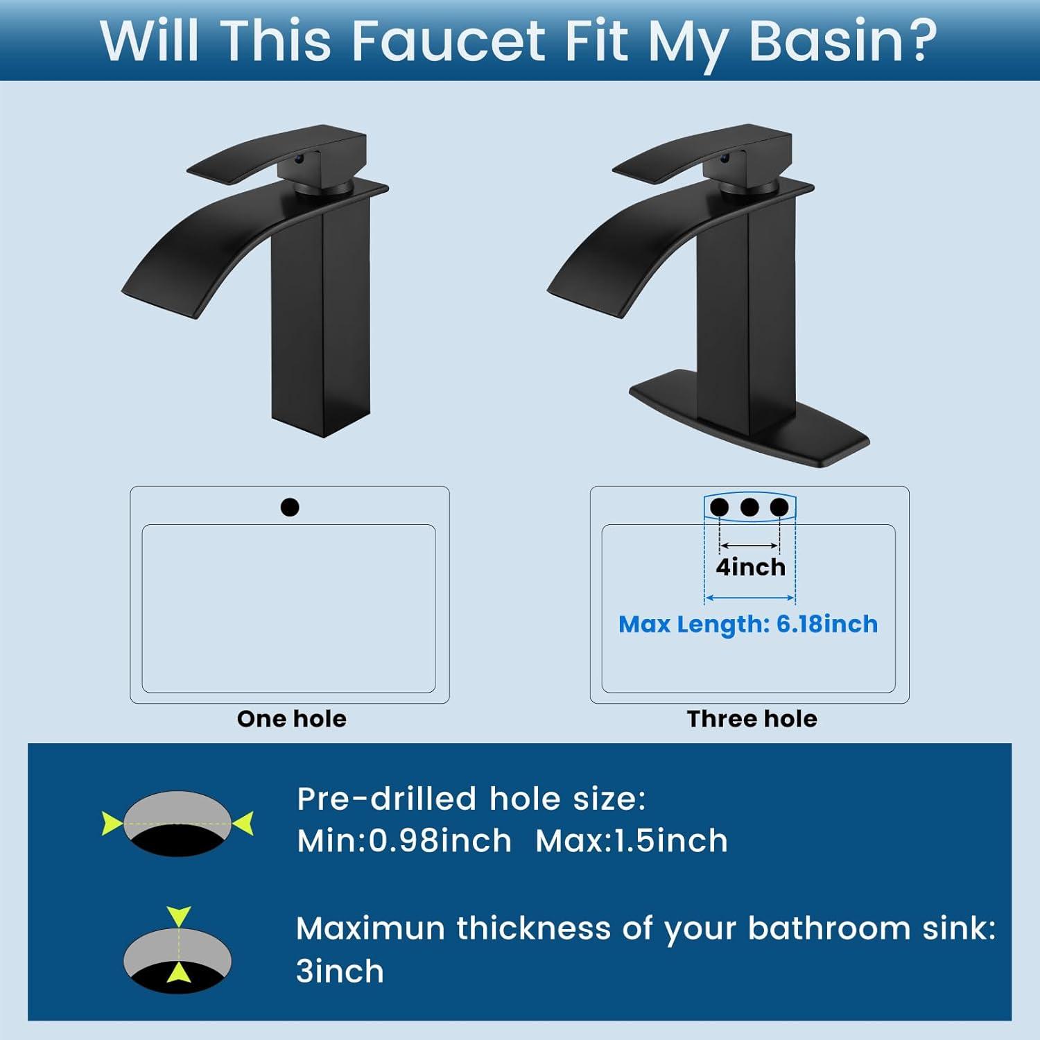 Single-Hole Single-handle Bathroom Faucet