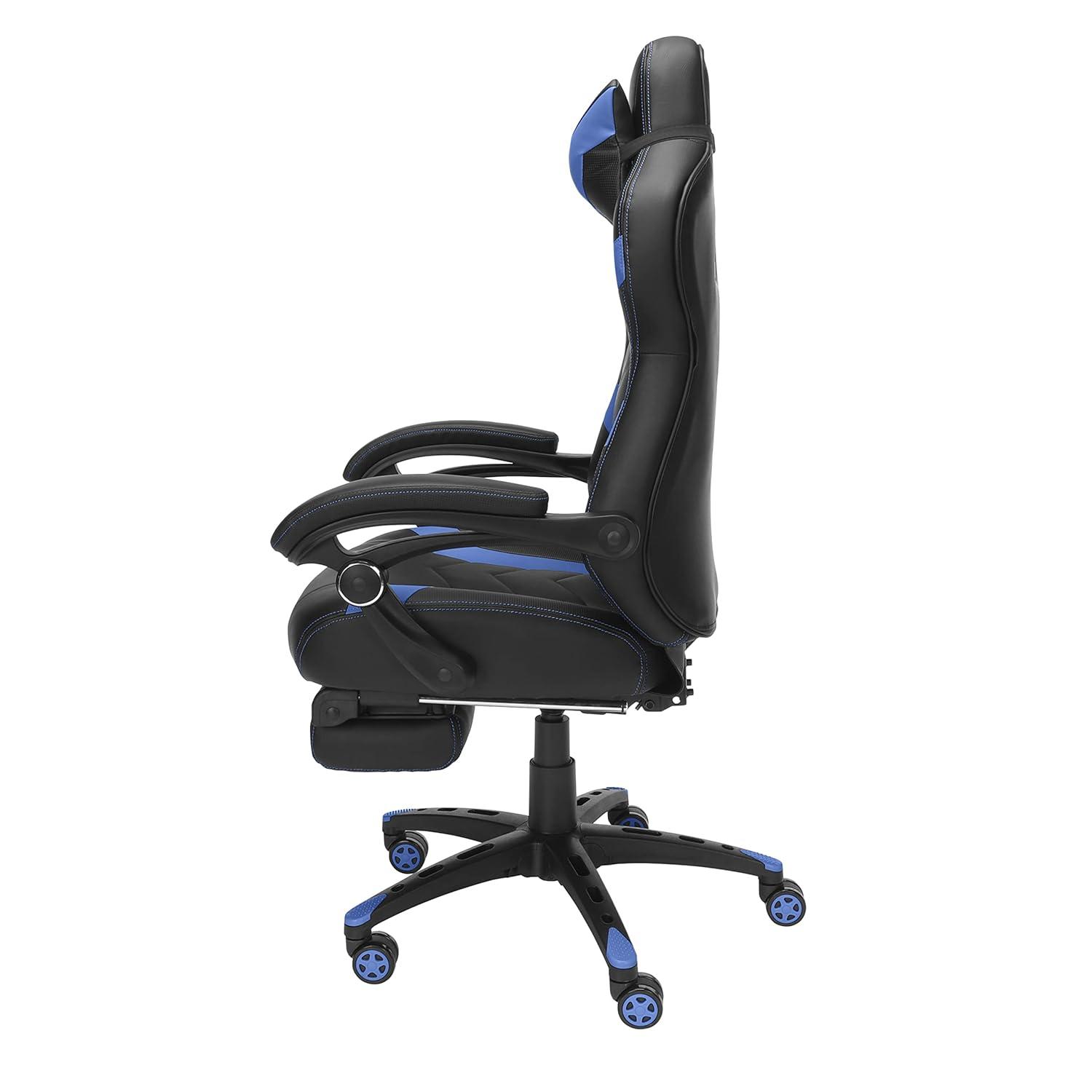 Respawn RESPAWN 110 Pro Gaming Chair - Gaming Chair with Footrest, Reclining Gaming Chair, Video Gaming Computer Desk Chair, Adjustable Desk Chair, Gaming Chairs For Adults With Headrest Pillow